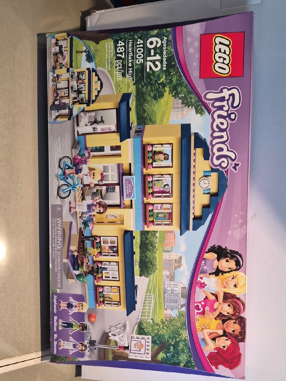 Lego Friends Sunshine High School - Purple, Yellow & Blue